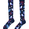 Calcetines hasta la rodilla alegres Pájaro de invierno