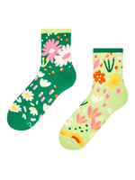 Calcetines de deporte alegres Jardín de flores