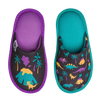 Pantuflas infantiles alegres Dinosaurios y volcanes