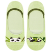Calcetines invisibles alegres Pandas y bambú