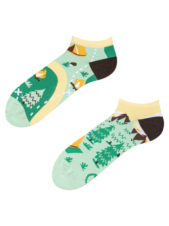 Calcetines tobilleros alegres Campamento de montaña