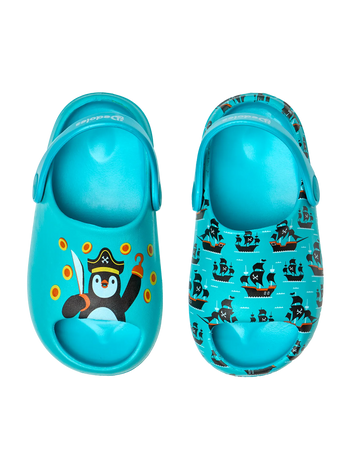 Zuecos chunky infantiles alegres Barco pirata