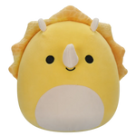Squishmallows Lancaster el Triceratops Amarillo, 20 cm