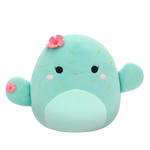 Squishmallows Graciela el Cactus Barril con Flores Rosas, 20 cm