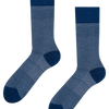 Calcetines estampados azul y gris