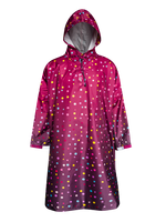 Impermeable Lunares burdeos