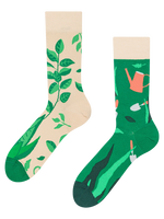 Calcetines alegres En el jardín