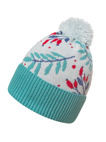 Gorro alegre de punto Escaramujos nevados