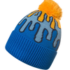 Gorro alegre de punto Pintura derramada
