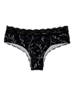 Bragas con encaje para mujer Hojas grises