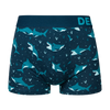 Bóxeres de pierna corta para hombre Tiburón azul