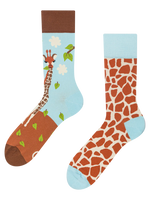 Calcetines alegres Linda jirafa