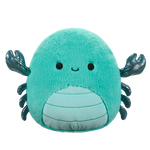 Squishmallows Fuzzamallows Carpio el Escorpión Verde Azulado, 30 cm