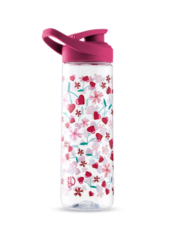 Botella de agua alegre Amor por las cerezas 700 ml