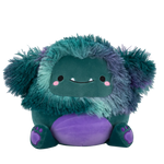 Squishmallows JT el Pies Grandes Verde Azulado con Barriga Morada, 20 cm