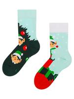 Calcetines infantiles alegres Elfos y regalos