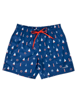 Bermudas alegres para hombre Capitán de mar