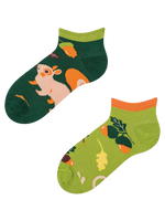 Calcetines tobilleros alegres para niños Ardilla