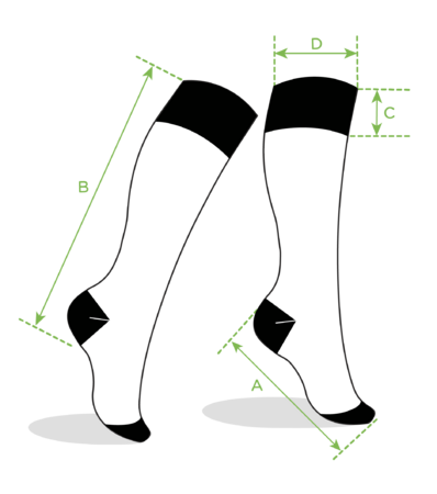 Calcetines hasta la rodilla