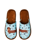 Pantuflas alegres Perro salchicha largo