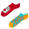 Calcetines sneakers alegres Patatas fritas con kétchup