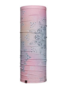 Tubular alegre de cuello Mandala pastel