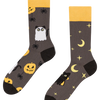 Calcetines alegres Gato de Halloween