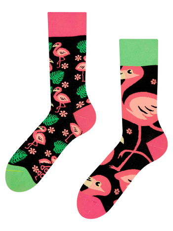 Calcetines alegres Flamencos