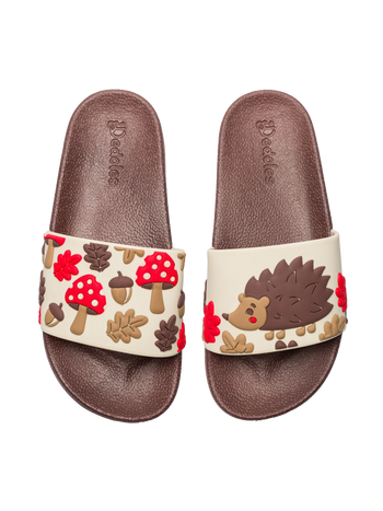 Chanclas infantiles alegres Erizo del bosque