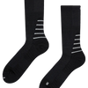 Calcetines de senderismo de media caña para hombre, negro
