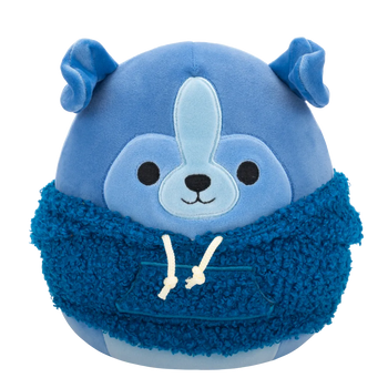 Squishmallows Botera la Sheltie con Capucha Lanuda, 20 cm