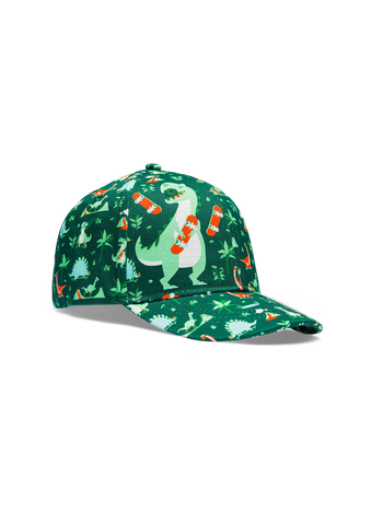 Gorra alegre infantil Skatepark de los dinosaurios