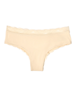 Bragas con encaje para mujer Beige