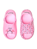 Zuecos chunky infantiles alegres Flamencos y corazones