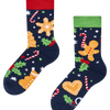 Calcetines infantiles de invierno Galletas de jengibre y dulces