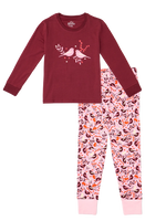 Pijama infantil alegre Pájaros y bayas