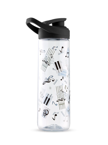 Botella de agua alegre Música de piano 700 ml