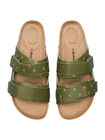 Sandalias con suela de corcho para hombre Palmeras