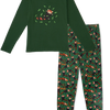 Pijama alegre para mujer Panda rojo