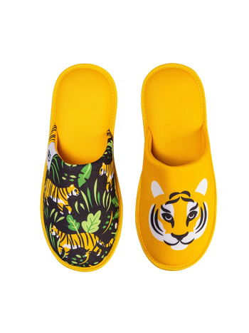 Pantuflas alegres Tigre de la jungla