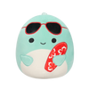 Squishmallows Perry, el Delfín con Gafas de Sol y Plancha de Surf, 20 cm