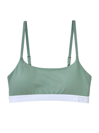Bralette de modal para mujer Verde salvia