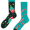 Calcetines alegres Dulces navideños