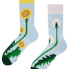 Calcetines alegres Primavera de diente de león