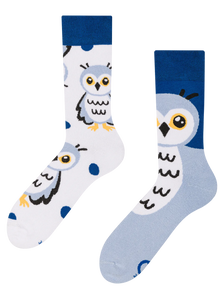 Calcetines de invierno alegres Búho nival