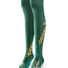 Calcetines alegres por encima de la rodilla Hojas de otoño