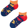 Calcetines tobilleros alegres para niños Mundo de dinosaurios