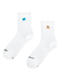 Calcetines acanalados de media caña Love Served Warm
