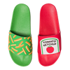 Chanclas alegres Patatas fritas con kétchup