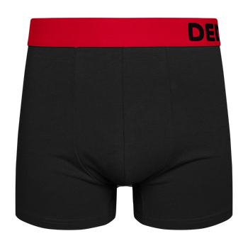 Bóxeres para hombre negro y rojo